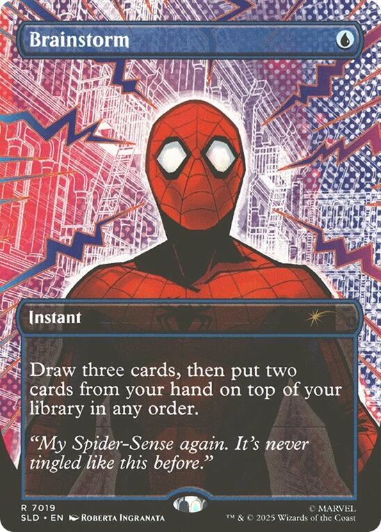 Brainstorm 7019 card from Secret Lair Drop Series