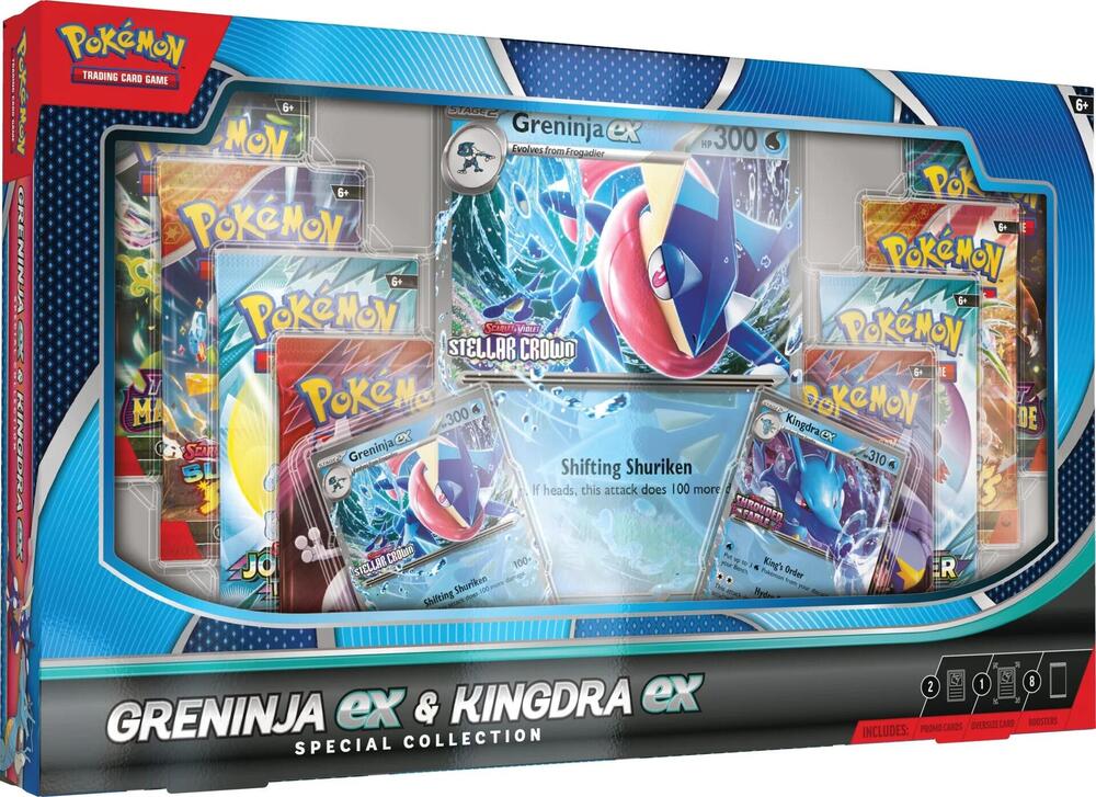 Greninja EX & Kingdra EX Special Collection Box card from Miscellaneous Cards & Products