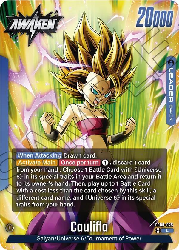 Caulifla FB08-025 card from Saiyan's Pride