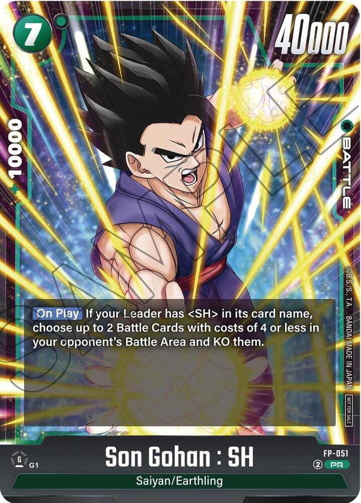 Son Gohan : SH (Ultimate Battle 2025 Vol.4) FP-051 card from Tournament and Championship Promos