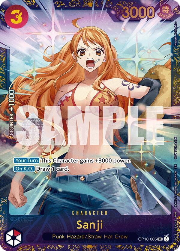 Sanji (Treasure Cup 2025) OP10-005 card from One Piece Promotion Cards