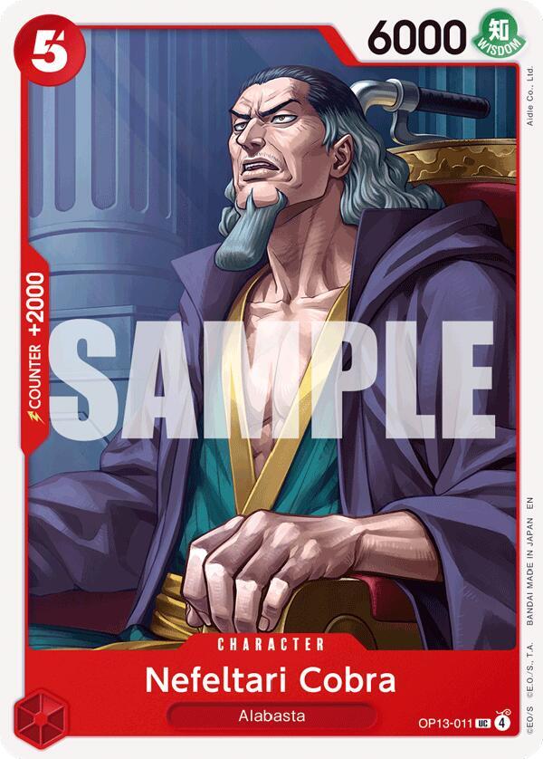 Nefeltari Cobra OP13-011 card from Carrying On His Will