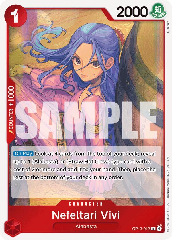 Nefeltari Vivi OP13-012 card from Carrying On His Will