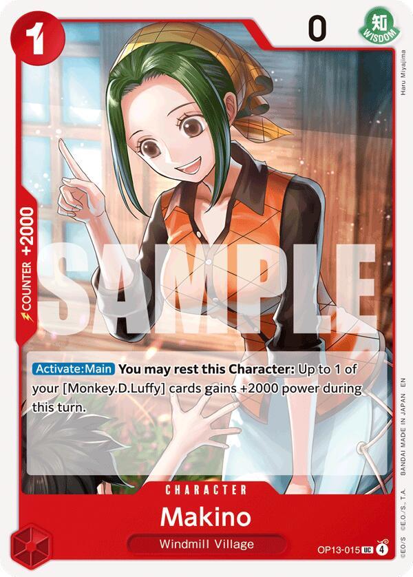 Makino OP13-015 card from Carrying On His Will