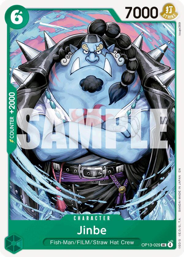 Jinbe OP13-029 card from Carrying On His Will