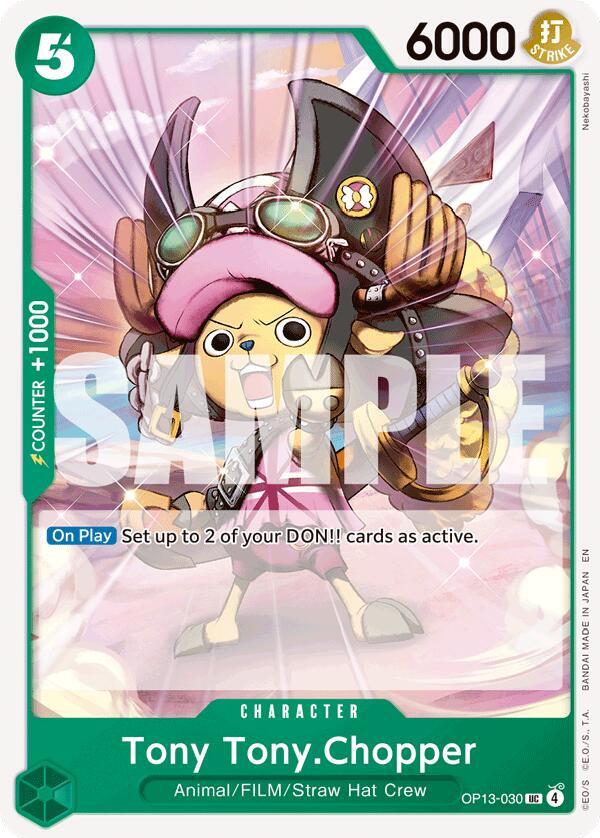 Tony Tony.Chopper OP13-030 card from Carrying On His Will