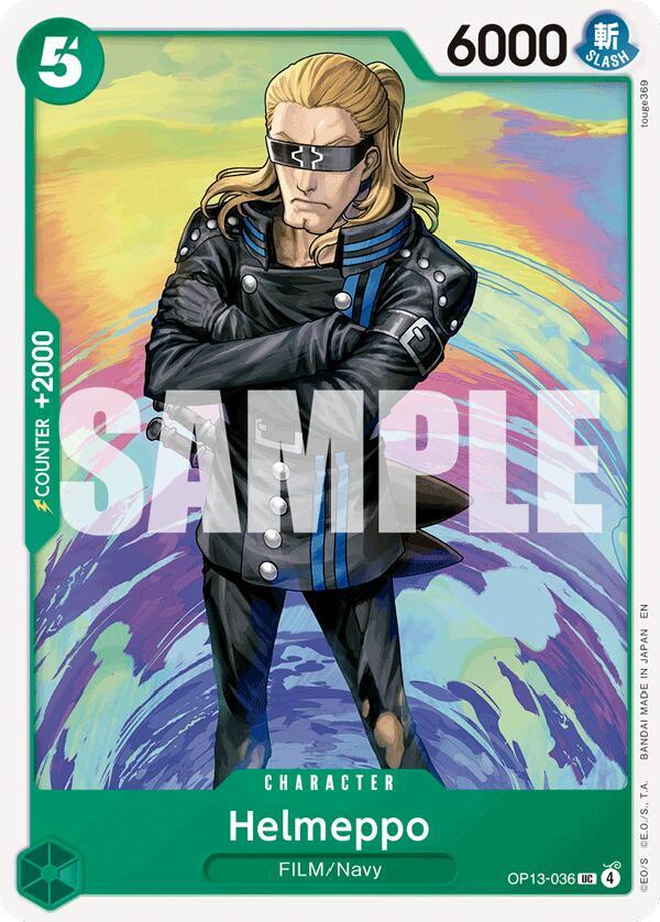 Helmeppo OP13-036 card from Carrying On His Will