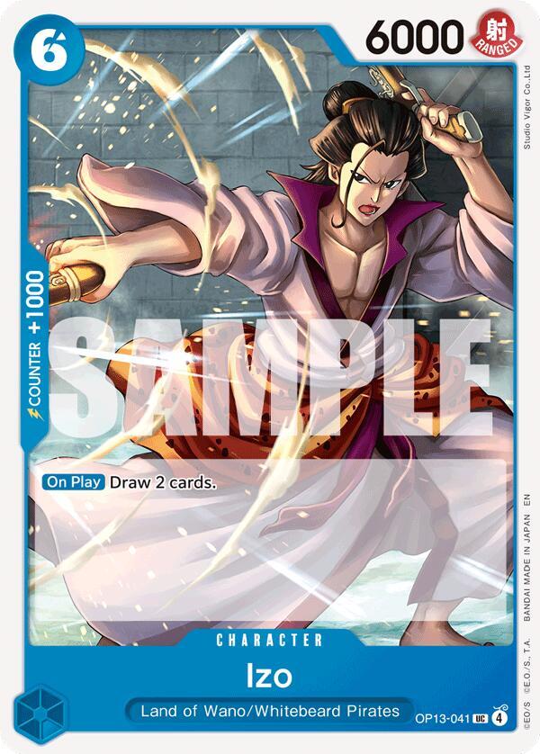 Izo OP13-041 card from Carrying On His Will