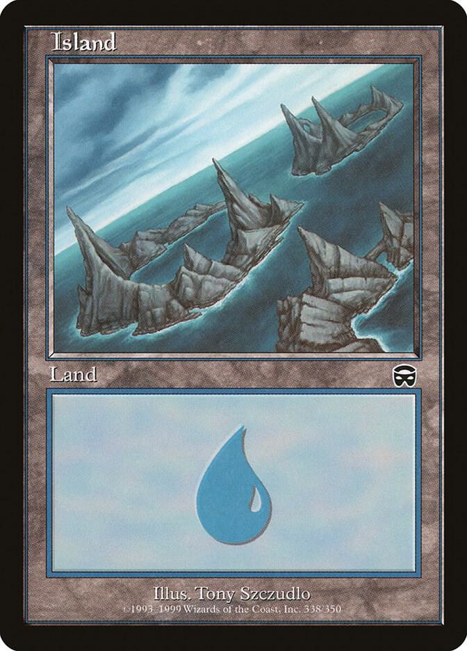 Island 338 card from Mercadian Masques