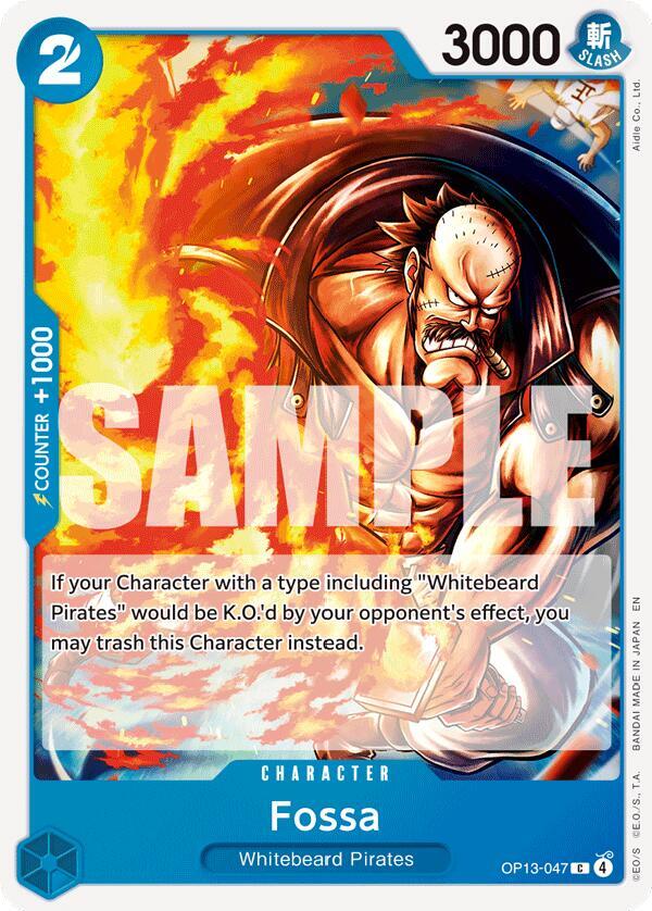 Fossa OP13-047 card from Carrying On His Will