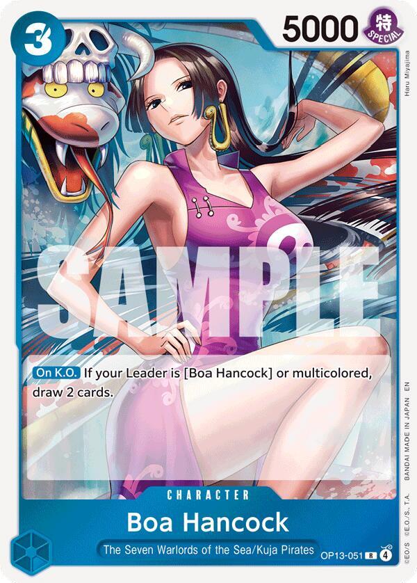 Boa Hancock OP13-051 card from Carrying On His Will