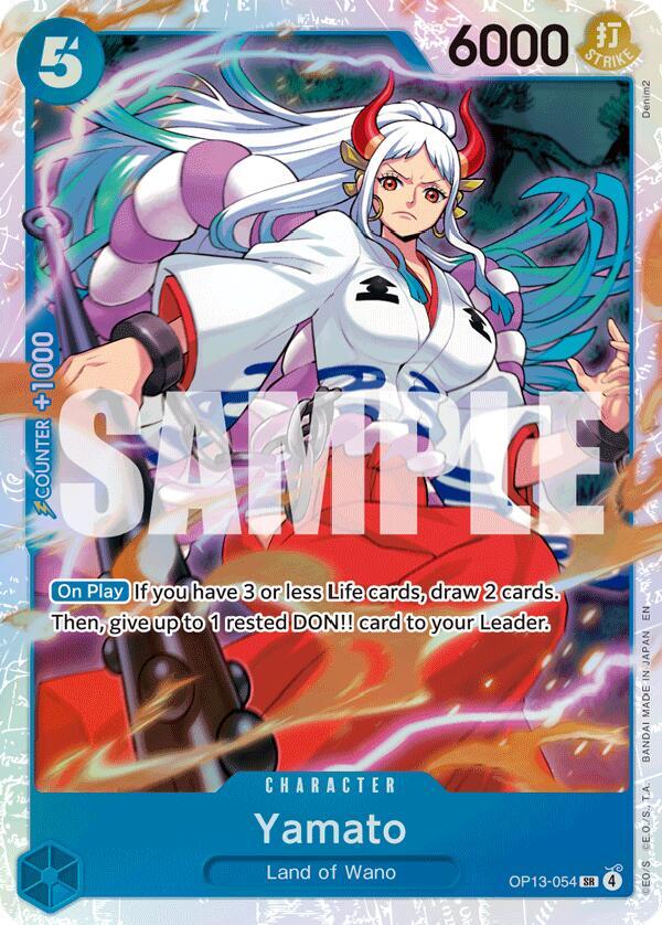 Yamato OP13-054 card from Carrying On His Will