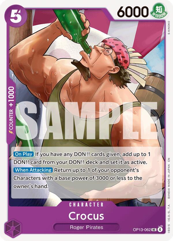 Crocus OP13-062 card from Carrying On His Will