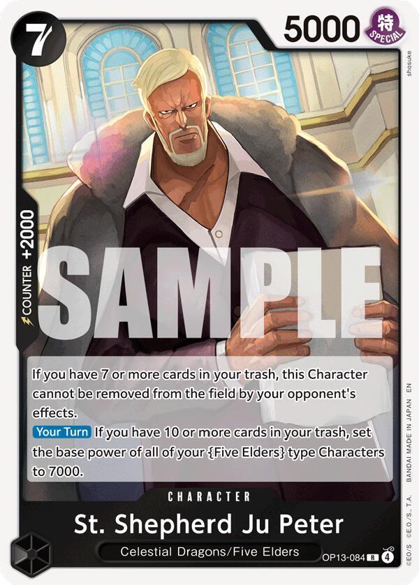 St. Shepherd Ju Peter OP13-084 card from Carrying On His Will