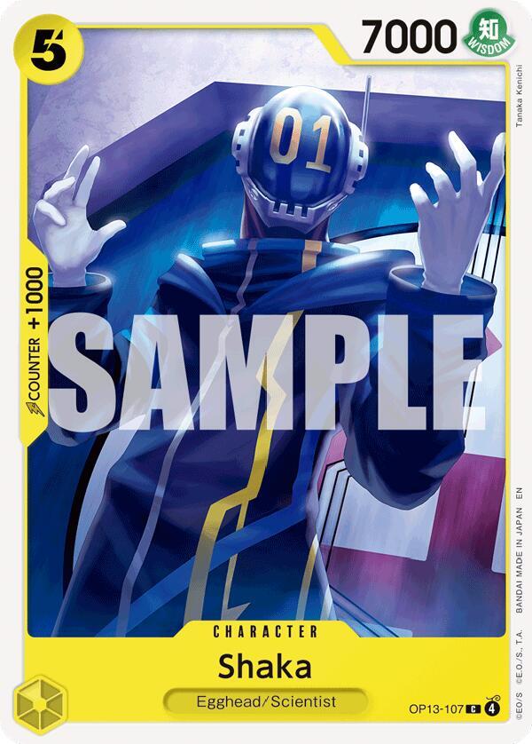 Shaka OP13-107 card from Carrying On His Will