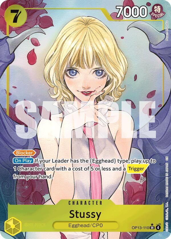 Stussy (Alternate Art) OP13-110 card from Carrying On His Will
