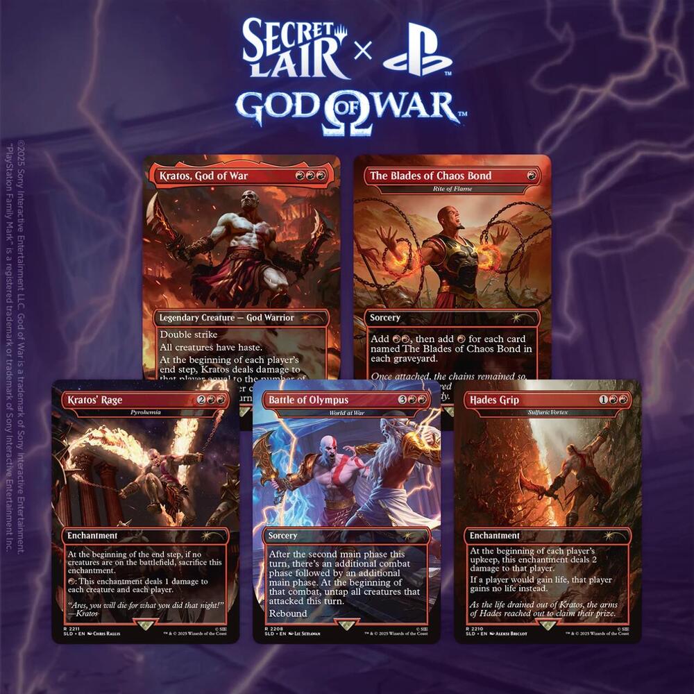 Secret Lair x God of War: Greek - Non-Foil Edition card from Secret Lair Drop Series