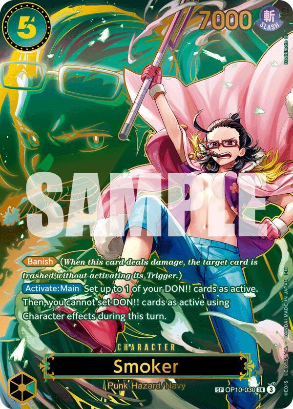 Smoker (SP) OP10-030 card from Carrying On His Will