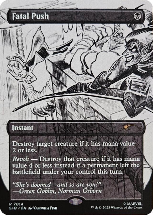 Fatal Push 7014 card from Secret Lair Drop Series