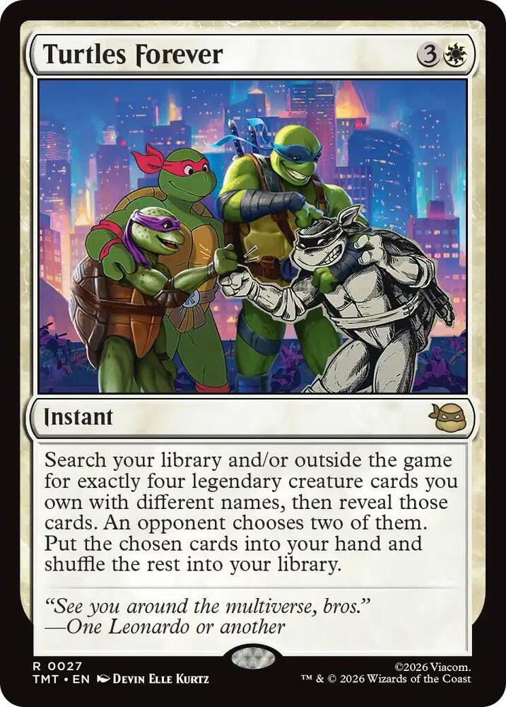 Turtles Forever 27 card from Teenage Mutant Ninja Turtles