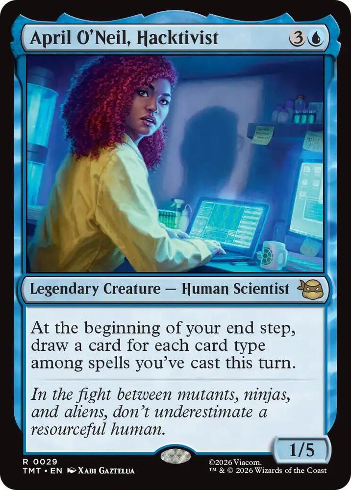 April O'Neil, Hacktivist 29 card from Teenage Mutant Ninja Turtles