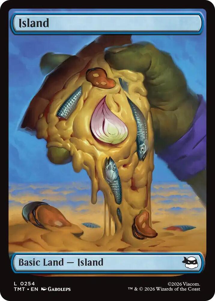 Island 254 card from Teenage Mutant Ninja Turtles