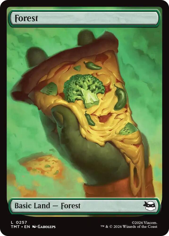 Forest 257 card from Teenage Mutant Ninja Turtles