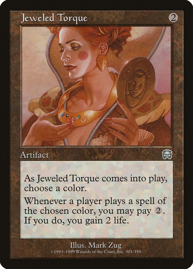 Jeweled Torque 301 card from Mercadian Masques