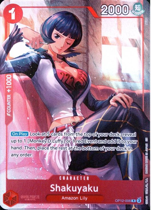 Shakuyaku OP12-006 card from One Piece Promotion Cards