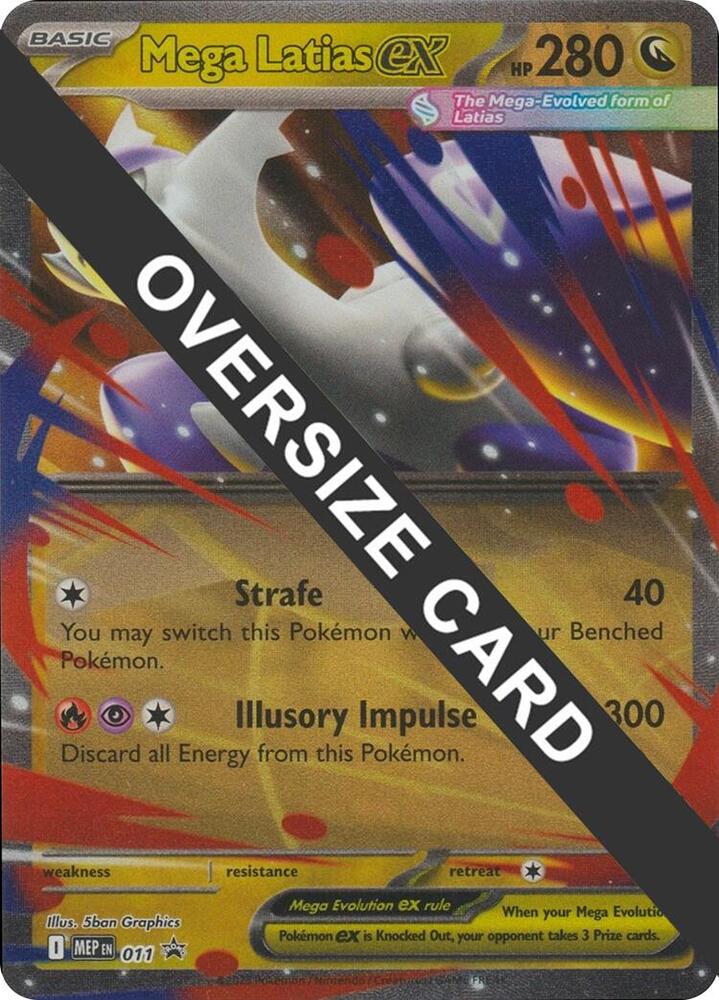 Mega Latias ex 011 card from Jumbo Cards