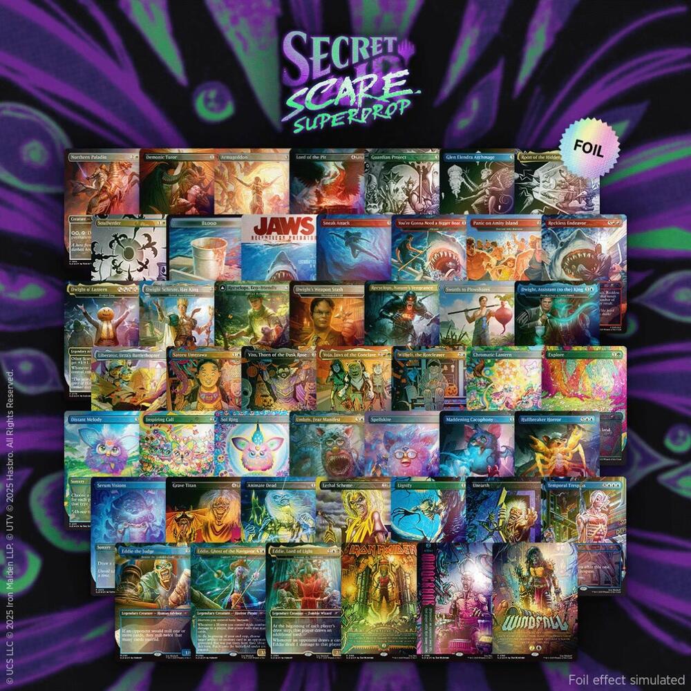Secret Lair Drop: Secret Scare Superdrop: Eddie's Metal As Hell All Foil Bundle sealed product from Secret Lair Drop Series