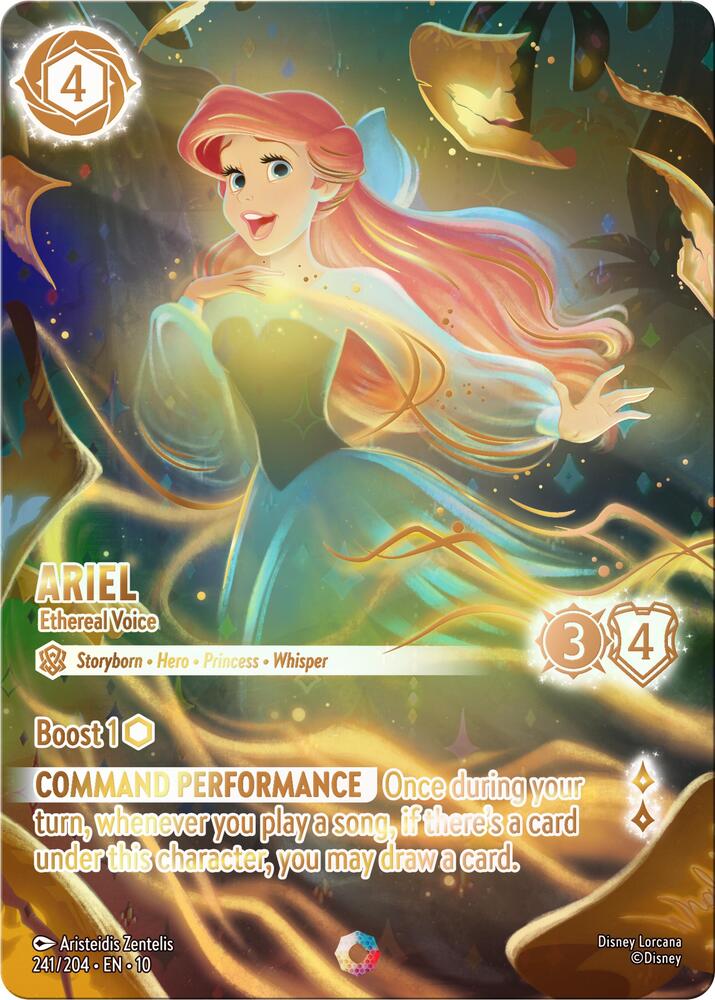 Ariel - Ethereal Voice (Iconic) 241/204 card from Whispers in the Well