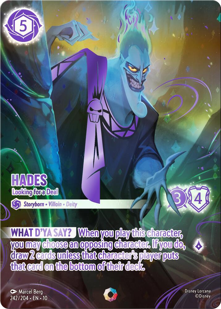 Hades - Looking for a Deal (Iconic) 242/204 card from Whispers in the Well