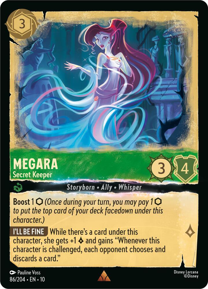 Megara - Secret Keeper 86/204 card from Whispers in the Well