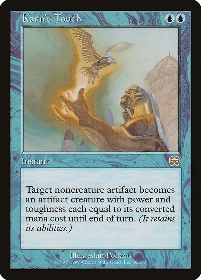 Karn's Touch 86 card from Mercadian Masques