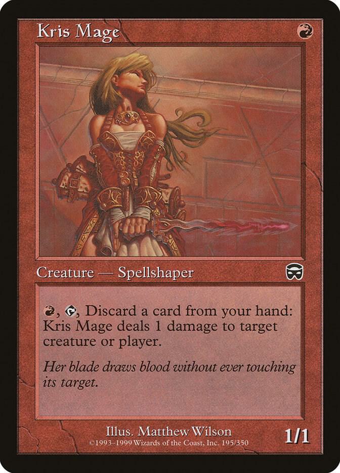 Kris Mage 195 card from Mercadian Masques