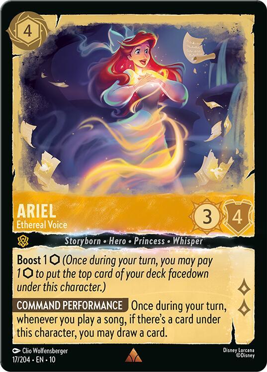 Ariel - Ethereal Voice 17/204 card from Whispers in the Well