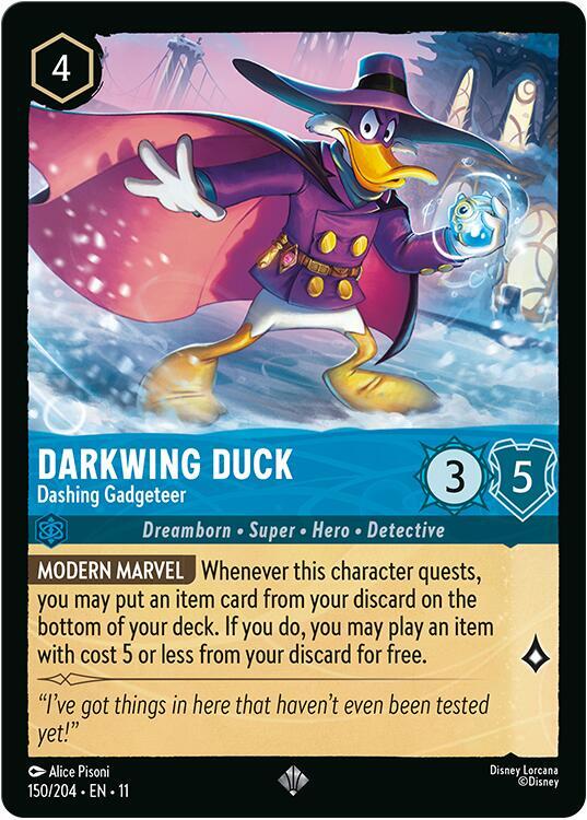 Darkwing Duck - Dashing Gadgeteer 150/204 card from Winterspell