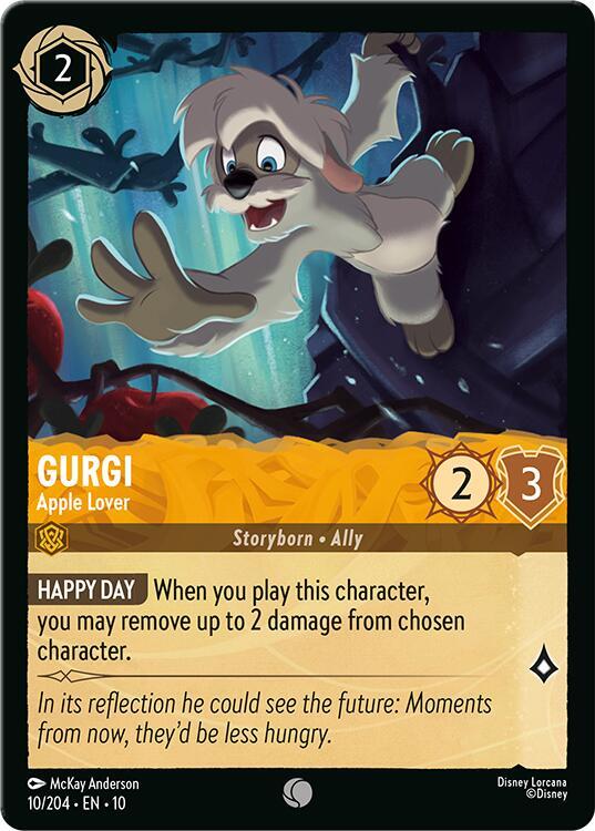 Gurgi - Apple Lover 10/204 card from Whispers in the Well
