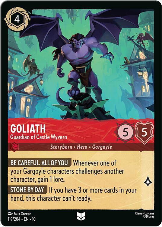 Goliath - Guardian of Castle Wyvern 119/204 card from Whispers in the Well