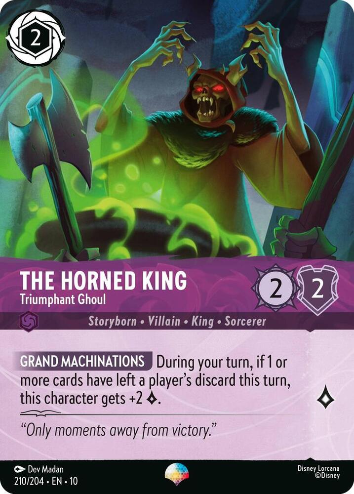The Horned King - Triumphant Ghoul (Epic) 210/204 card from Whispers in the Well