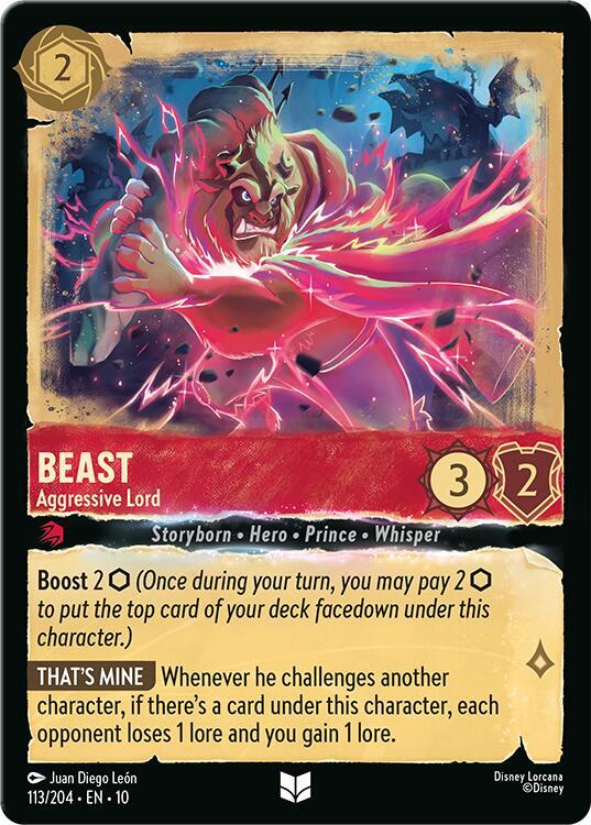 Beast - Aggressive Lord 113/204 card from Whispers in the Well