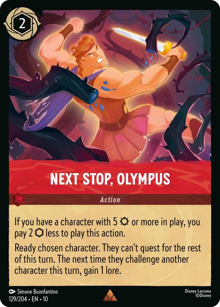 Next Stop, Olympus 129/204 card from Whispers in the Well