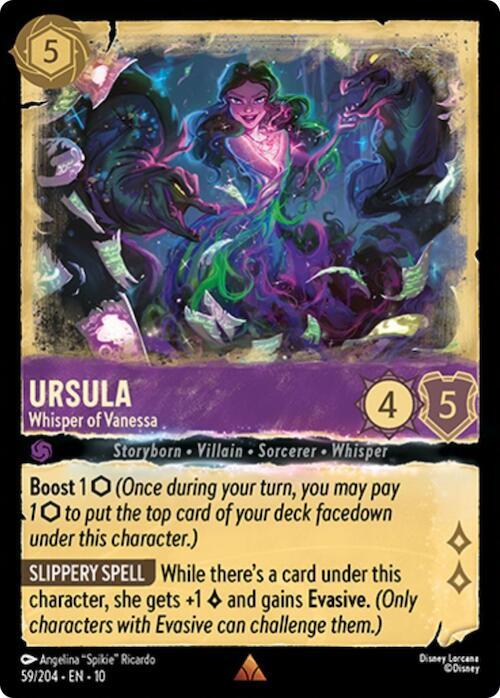 Ursula - Whisper of Vanessa 59/204 card from Whispers in the Well