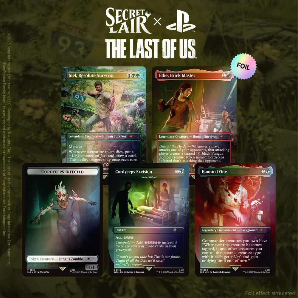 Secret Lair x The Last of Us Part I - Rainbow Foil Edition card from Secret Lair Drop Series