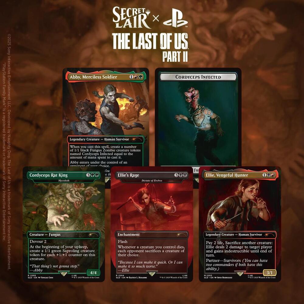 Secret Lair x The Last of Us Part II - Non-Foil Edition card from Secret Lair Drop Series
