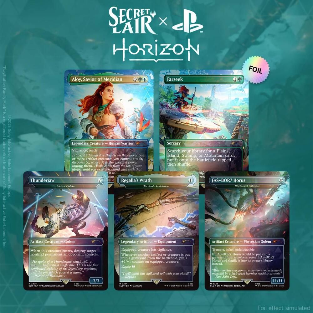 Secret Lair x Horizon: Into the Forbidden West - Rainbow Foil Edition card from Secret Lair Drop Series