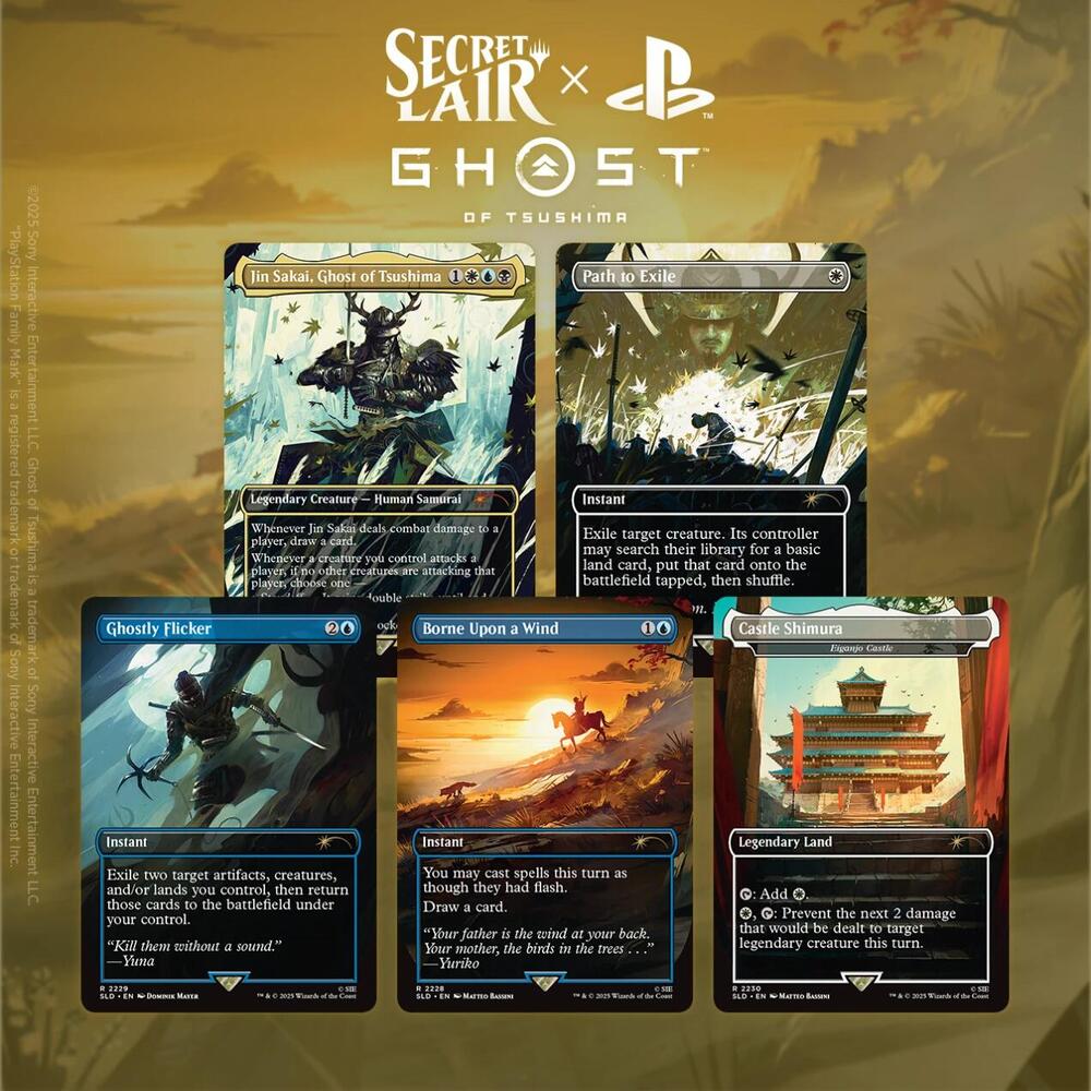 Secret Lair x Ghost of Tsushima - Non-Foil Edition card from Secret Lair Drop Series