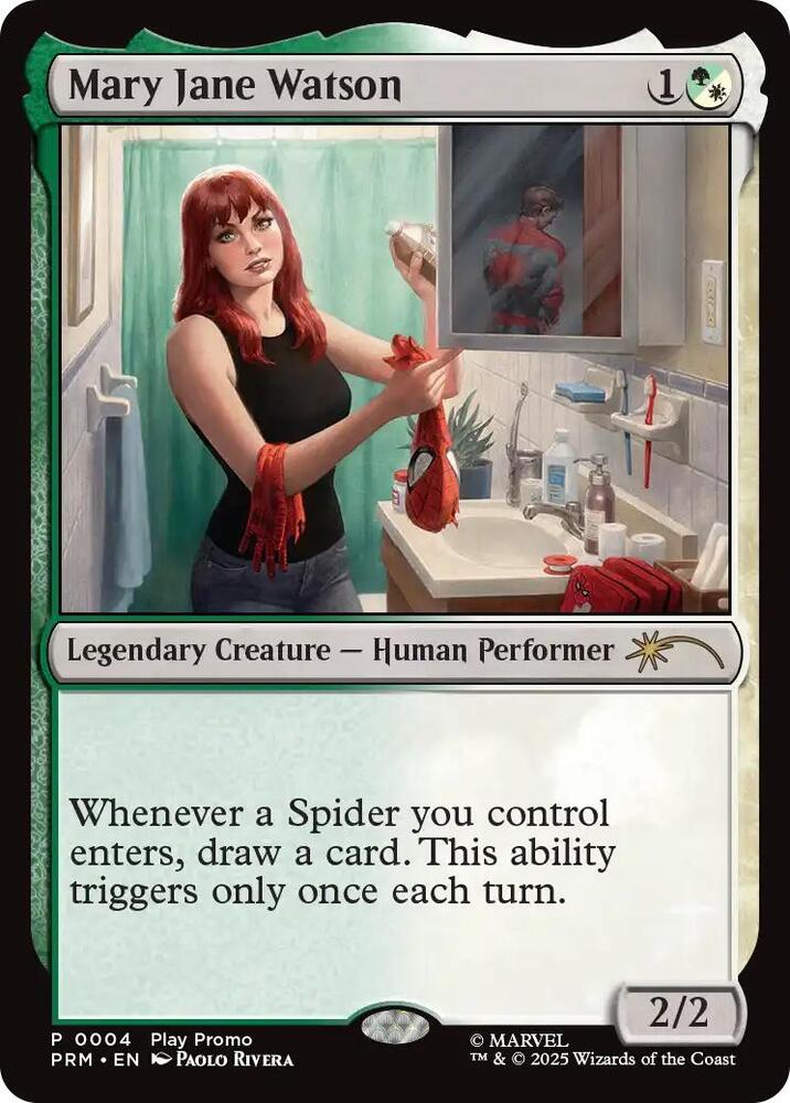 Mary Jane Watson 4 card from Play Promos