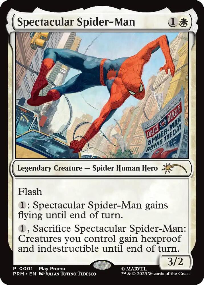 Spectacular Spider-Man 1 card from Play Promos